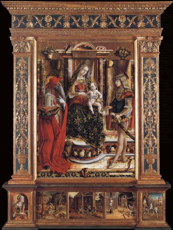 Carlo Crivelli La Madonna della Rondine china oil painting image